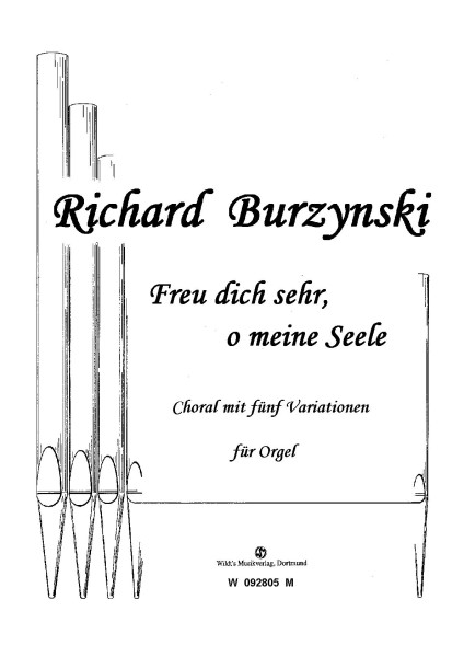 Burzynski, Freue dich sehr, o meine Seele Orgel
