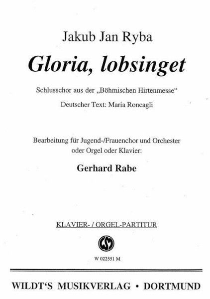 Rabe, Gerhard/ Ryba, Gloria, lobsinget Fch. Part.
