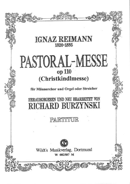 Burzynski, Pastoralmesse op. 110 Mch. Part.